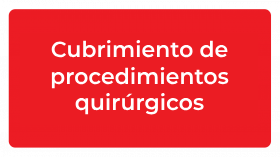 Cubrimiento de procedimientos quirúrgicos